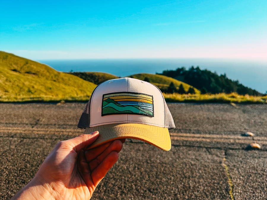 Gold Ridgecrest patch hat