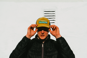 Gold Ridgecrest Corduroy Trucker (Clay/Sapphire)