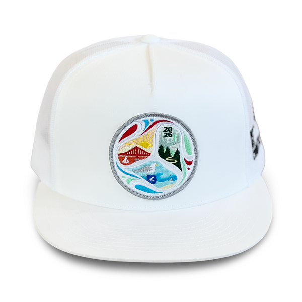World Cup Flat-Brim Trucker (White)