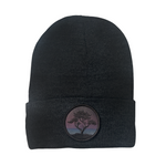 Classic Beanie (Charcoal) with Blackout Sundown Cypress patch