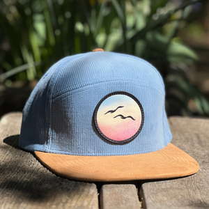 Birds Corduroy Camper (Sky/Clay)