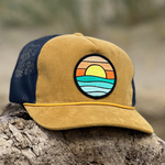 Corduroy Trucker (Gold/Navy) with Serenity Patch