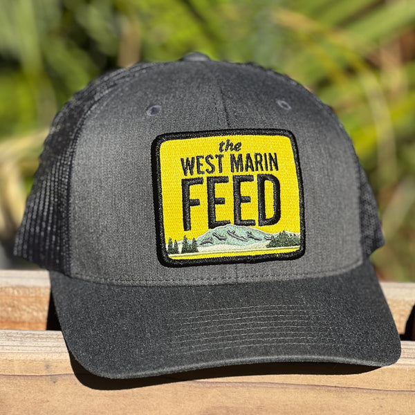 West Marin Feed Trucker Hat (Slate/Charcoal)