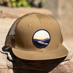 Lakeview Flat-Brim Trucker (Caramel)