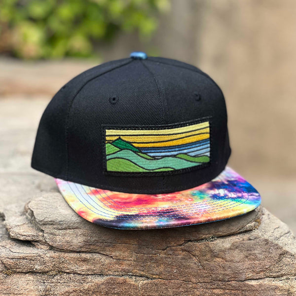 Kids’ Ridgecrest Snapback (Black/Galaxy)