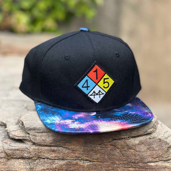 Kids’ 415 Snapback (Black/Galaxy)