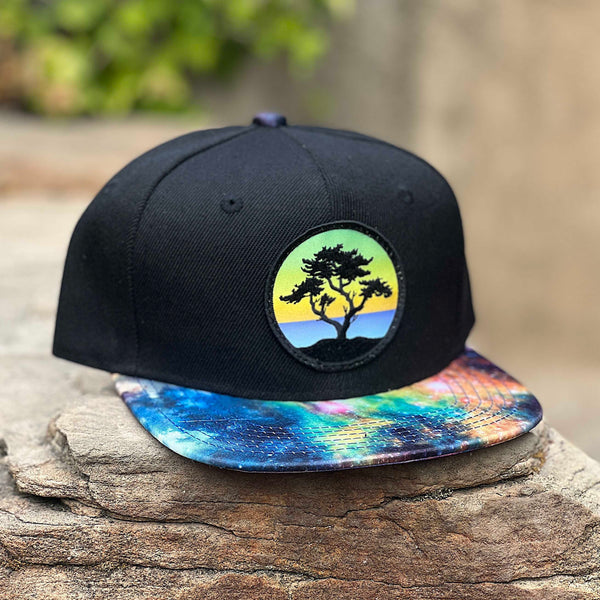 Kids’ Cypress Snapback (Black/Galaxy)