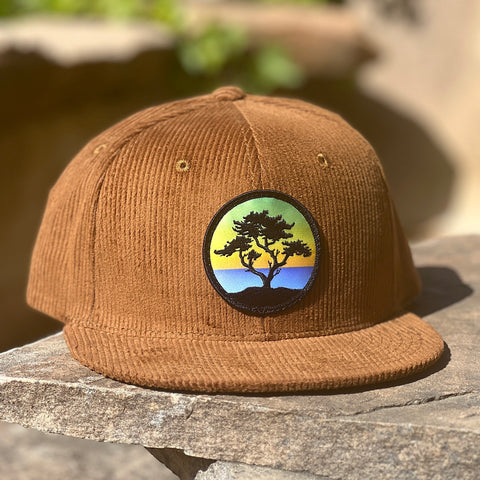 Corduroy Snapback (Brown) with Cypress Patch