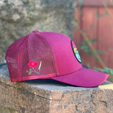 Red Poppy Trucker (Maroon) - Limited Edition