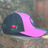 Red Poppy Trucker (Pink/Black) - Limited Edition