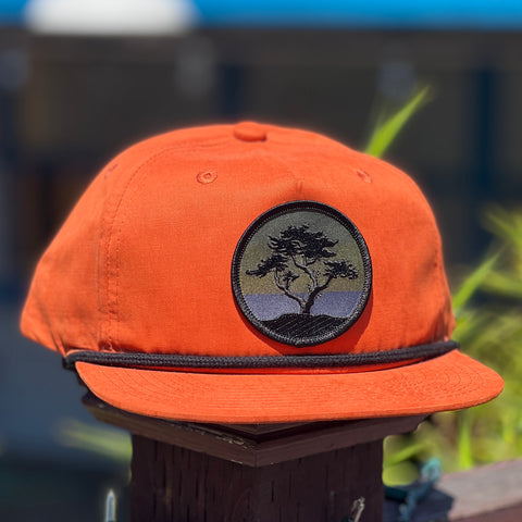 Blackout Cypress Rope Hat (Orange/Black)