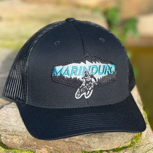 Marinduro Curved-Brim Trucker (Black)