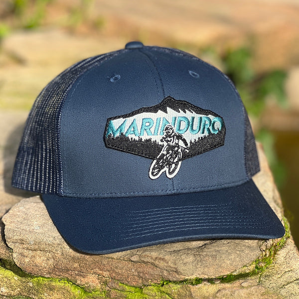 Marinduro Curved-Brim Trucker (Navy)