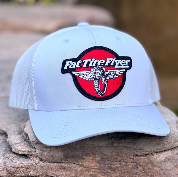 Fat Tire Flyer Trucker Hat (Silver)