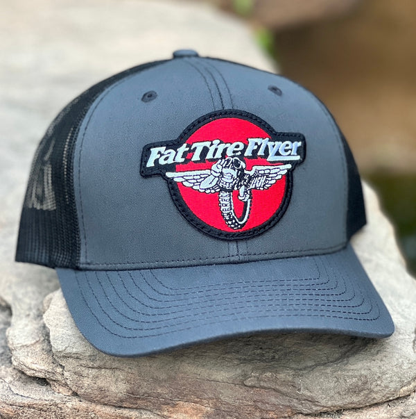 Fat Tire Flyer Trucker Hat (Charcoal/Black)