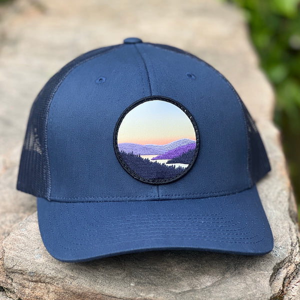 Lakeview Curved-Brim Trucker (Navy)