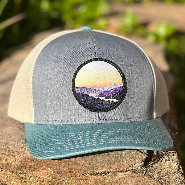 Lakeview Curved-Brim Trucker (Stone/Sage/Ivory)