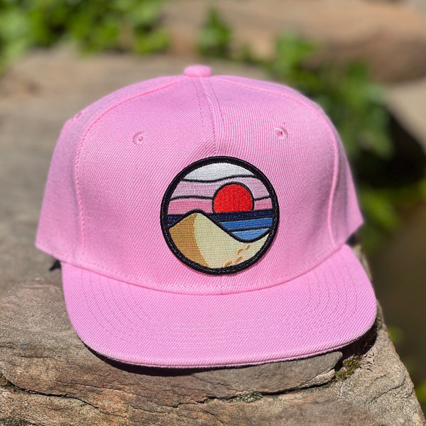 Beach Day Kids’ Snapback (Pink)