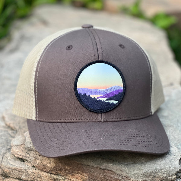 Lakeview Curved-Brim Trucker (Brown/Sand)