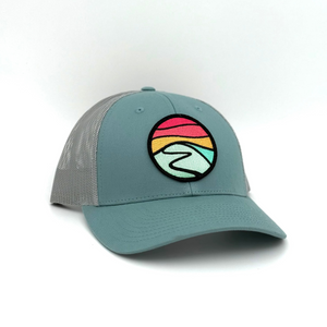 Hilltop Curved-Brim Trucker (Sage/Smoke)