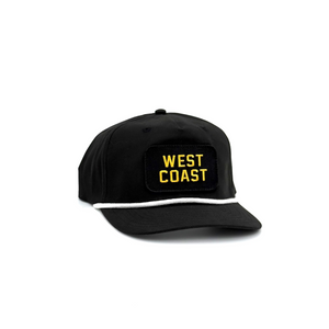West Coast Rope Hat (Black/White)