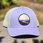 Lakeview Curved-Brim Trucker (Lavender/Ivory)