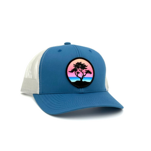 Cobolt/Blue with Sundown Cypress Patch hat