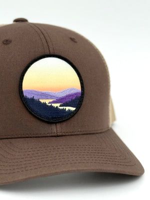 Lakeview Curved-Brim Trucker (Brown/Sand)