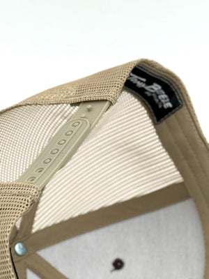 Lakeview Curved-Brim Trucker (Brown/Sand)