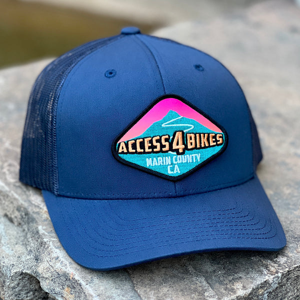 A4B Curved-Brim Trucker (Navy)