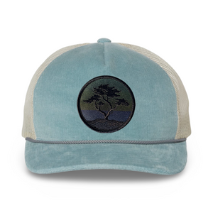 Corduroy Trucker (Sky/Ivory)