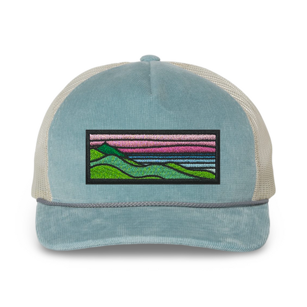 Corduroy Trucker (Sky/Ivory)