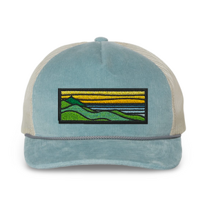 Corduroy Trucker (Sky/Ivory)