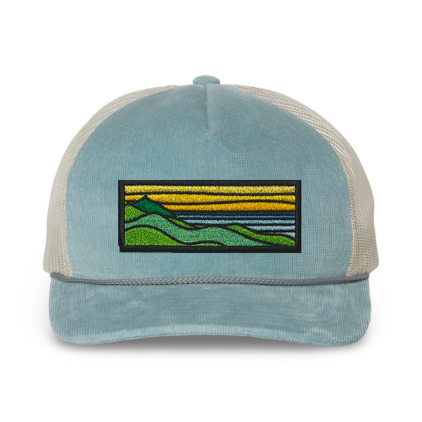 Corduroy Trucker (Sky/Ivory)