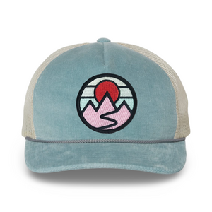 Corduroy Trucker (Sky/Ivory)