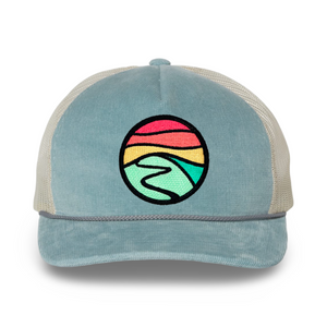 Corduroy Trucker (Sky/Ivory)
