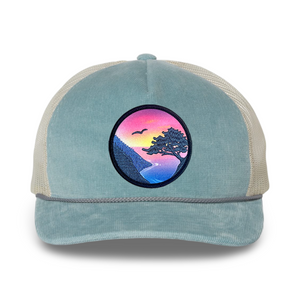 Corduroy Trucker (Sky/Ivory)