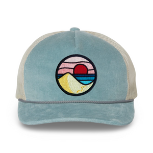 Corduroy Trucker (Sky/Ivory)