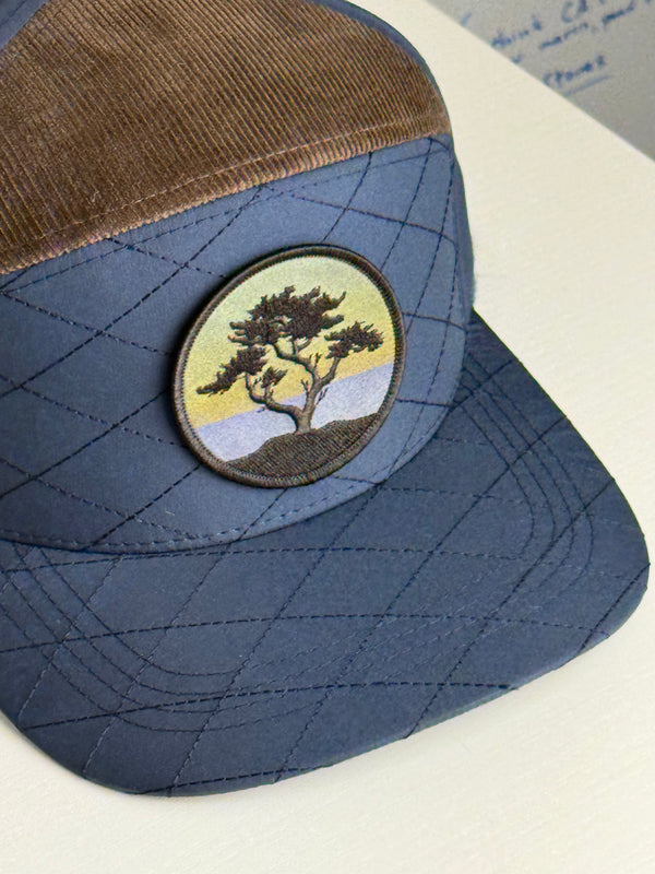 Blackout Cypress Quilted Thermal Hat (Navy)