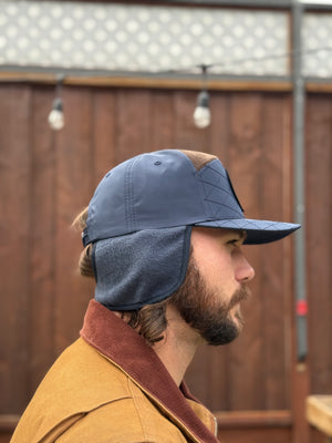 Blackout Cypress Quilted Thermal Hat (Navy)