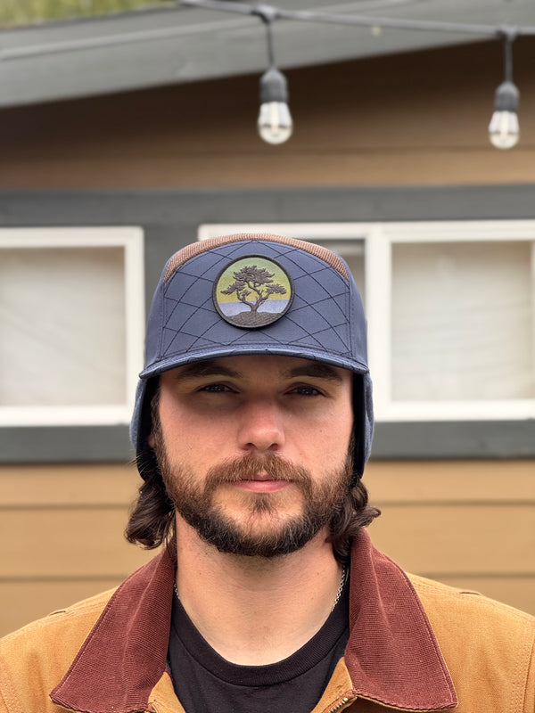 West Coast Quilted Thermal Hat (Navy)