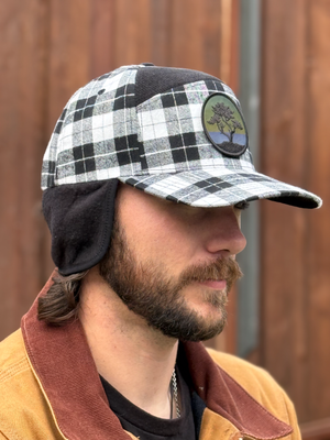 Cypress Quilted Thermal Hat (Black/White)