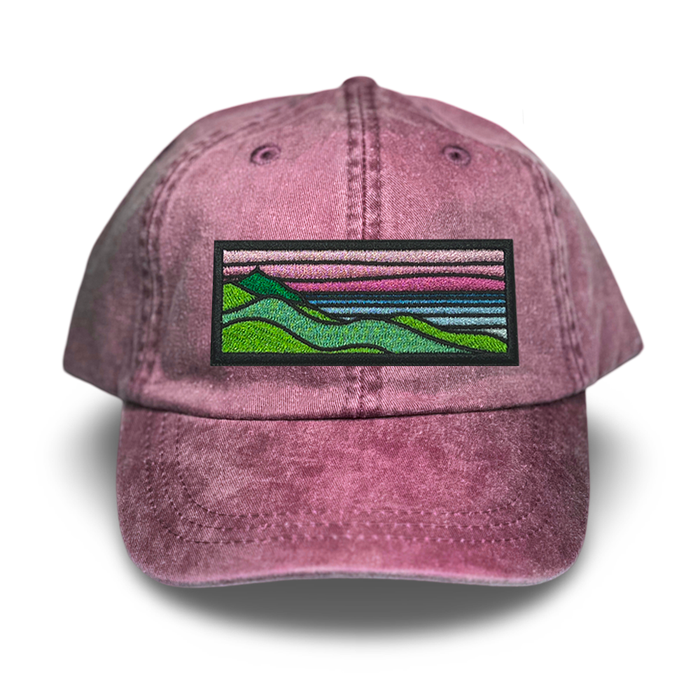 Pink Ridgecrest Soft-Top, Maroon