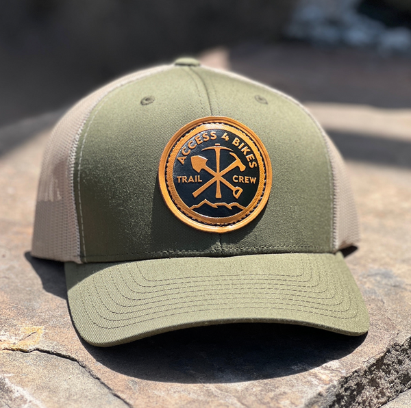 A4B Trail Crew Curved-Brim Trucker (Moss/Sand)