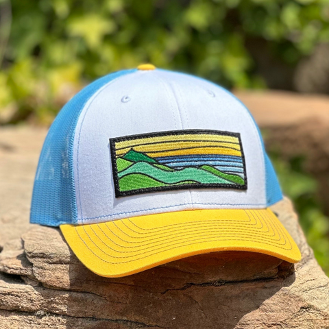 Orange Ridgecrest Trucker (White/Sun/Ocean)