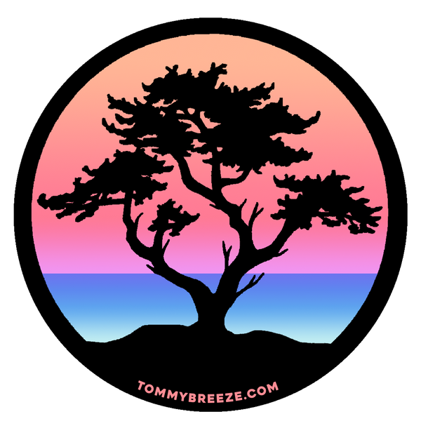 Sundown Cypress Sticker