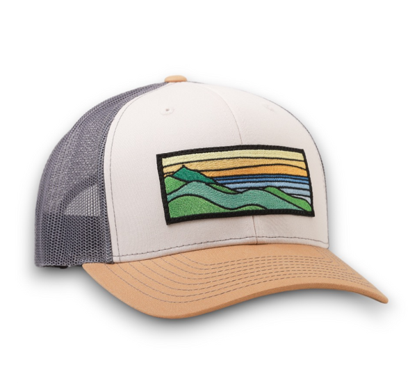 Orange Ridgecrest Trucker (Ivory/Clay/Steel)