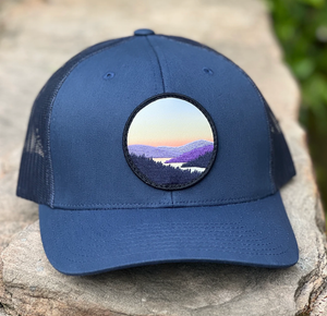 Lakeview Curved-Brim Trucker (Navy)
