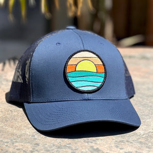 Serenity Curved-Brim Trucker (Navy)
