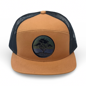 Low Profile Flat-Brim Trucker (Bronze/Black)